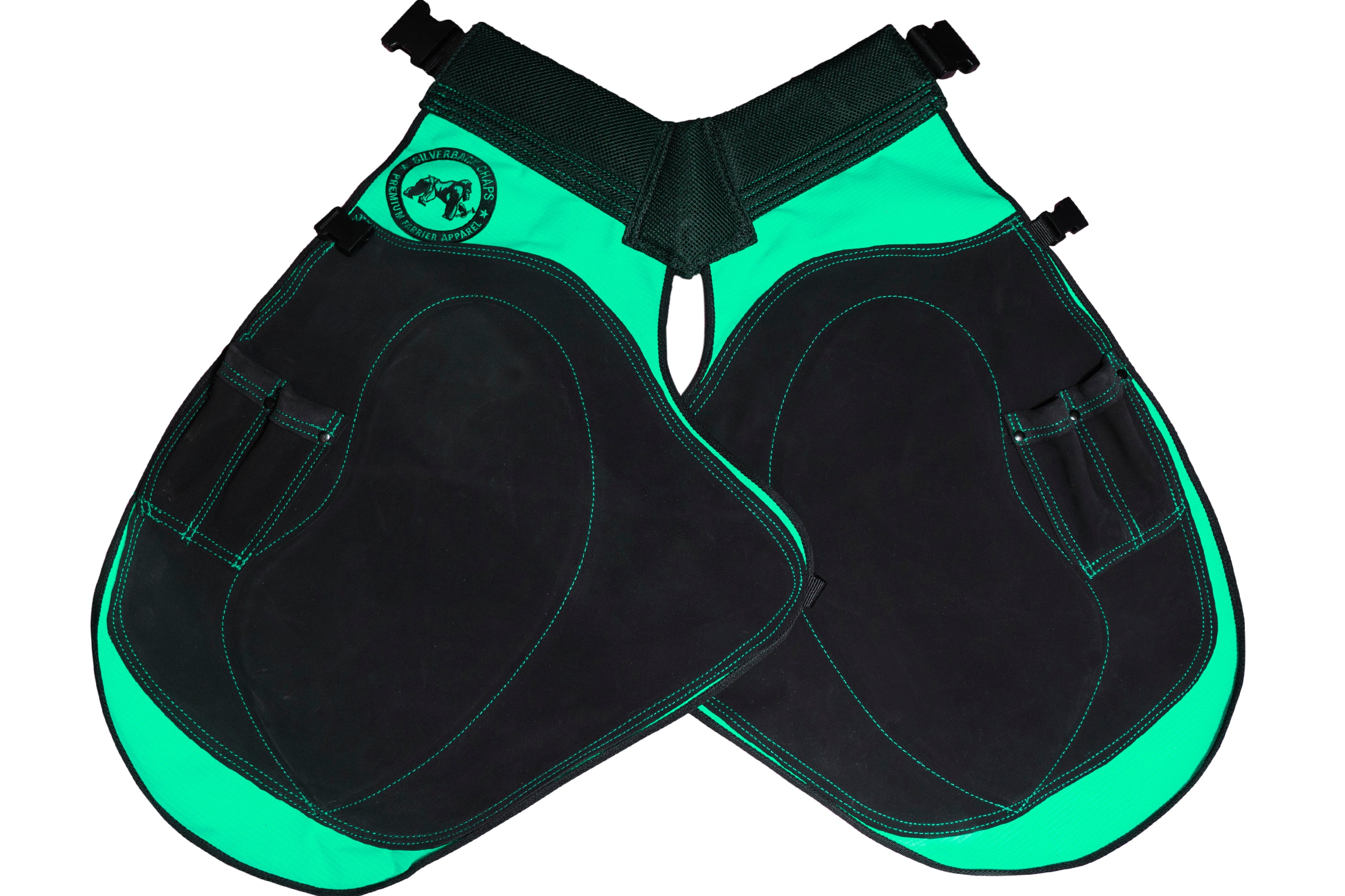 green farrier chaps / farrier apron