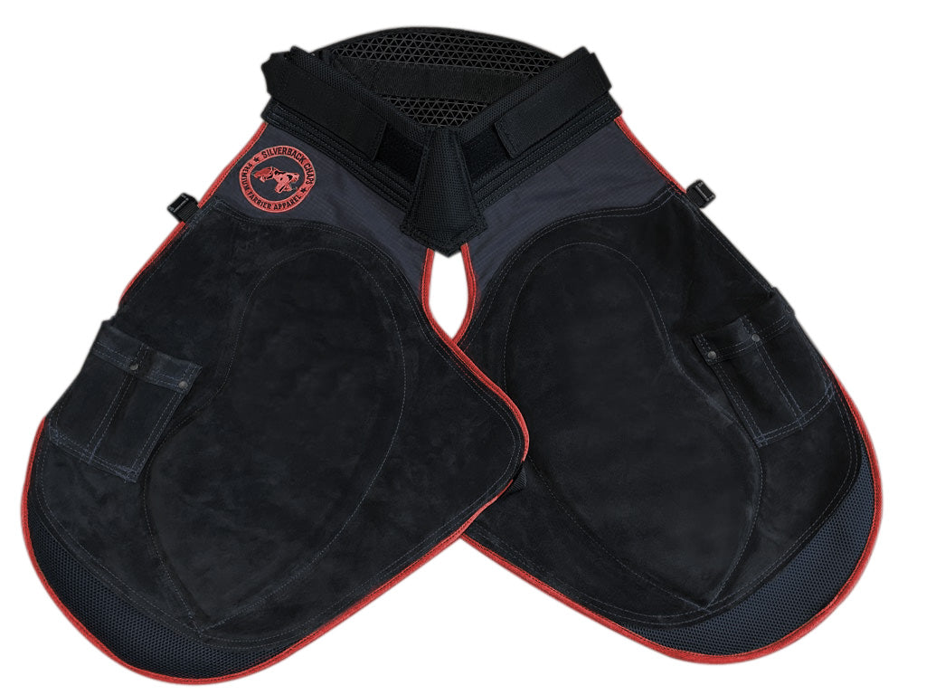 Silverback Hybrid Pro farreir chaps in red